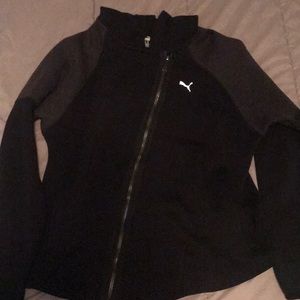 Zip-Up Hoodie Black Puma